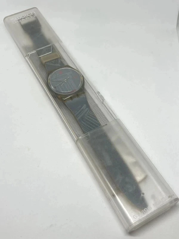 Swatch GZ123 Parthenon 1990 | Reloj vintage con caja | Edición griega coleccionista – photo 4